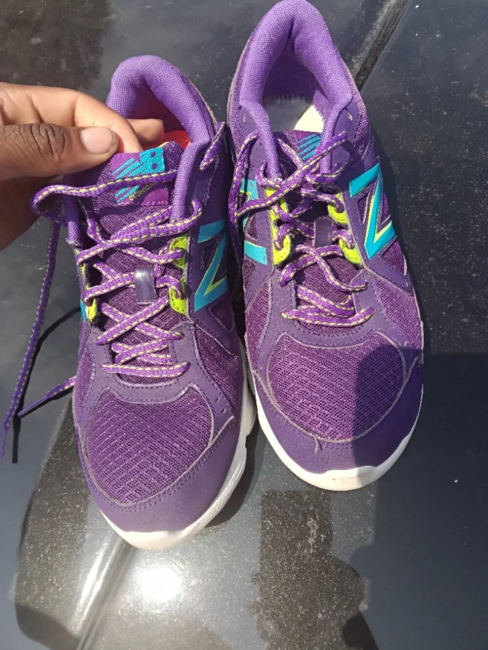 New Balance W750PB3 750v3 Purple/ Blue Running Shoes Women's Sz 9.5